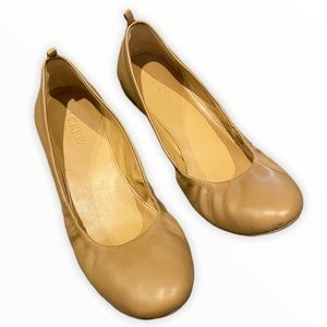 J. Crew Factory Nude Ballet Flats
